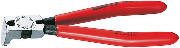 Imagen de CORTAALAMBRES PARA PLÁSTICO ACODADO 85º 160MM KNIPEX