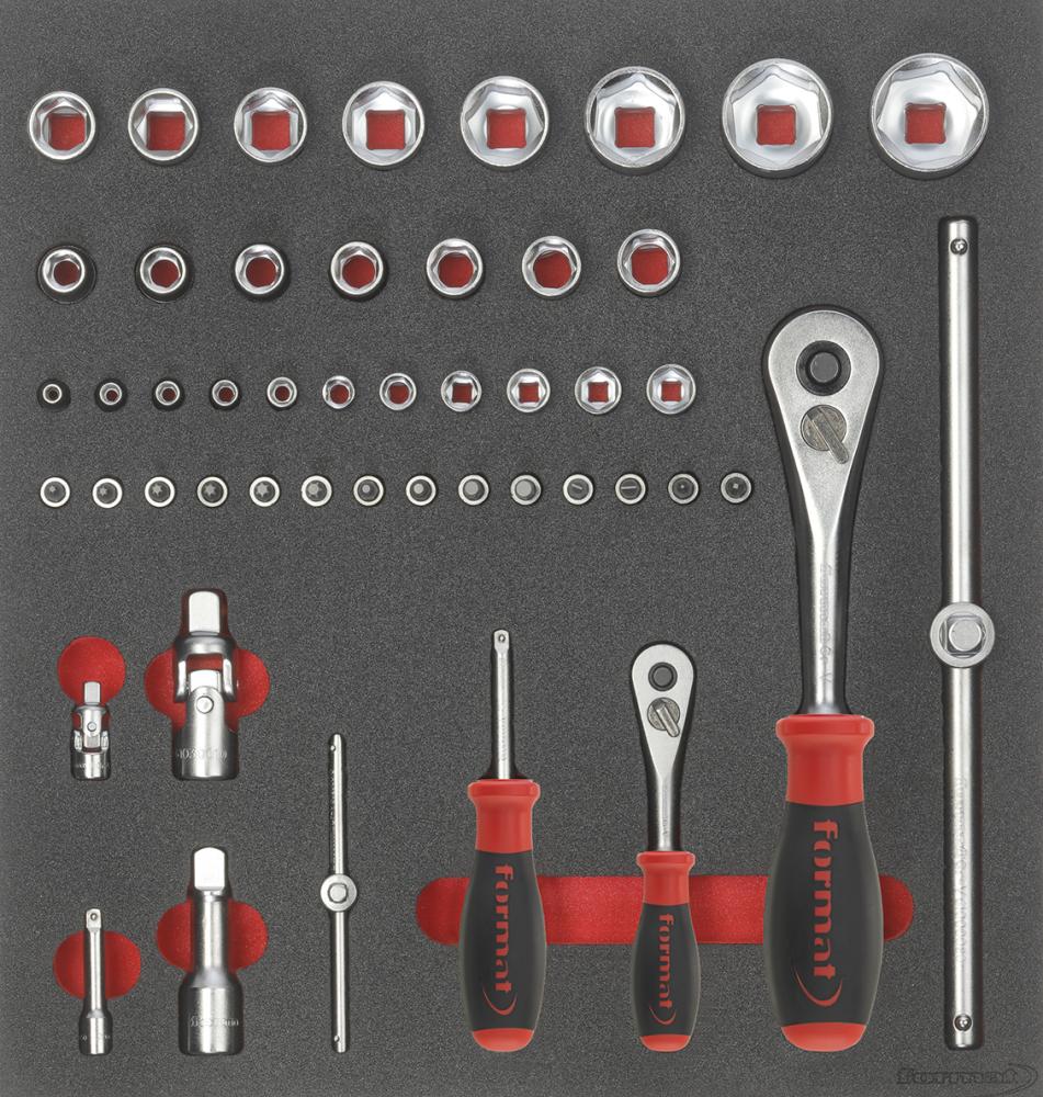 Imagen de MÓDULO HTA 2/3 LLAVE DE VASO 1/4" Y 1/2" FORMAT