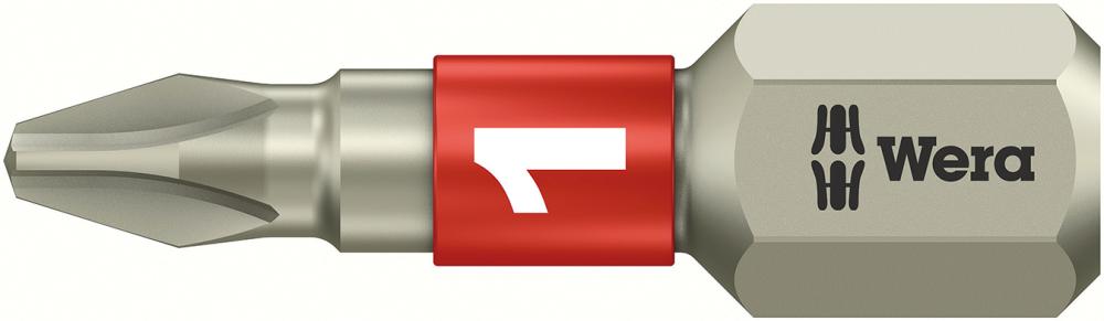 Imagen de PUNTA INOXIDABLE 1/4" DIN3126C6,3 PH1X25MM WERA
