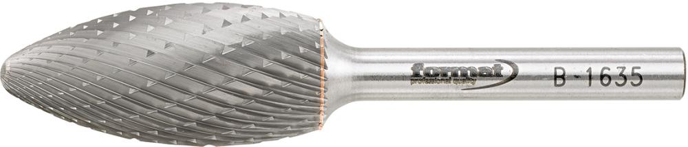 Imagen del producto Fresa con mango MD forma llama B 1635 C 6mm 16x35mm FORMAT
