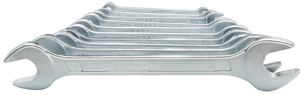 Imagen de JGO LLAVES FIJAS 2 BOCAS DIN3110 6-32MM 10 PZAS HAZET