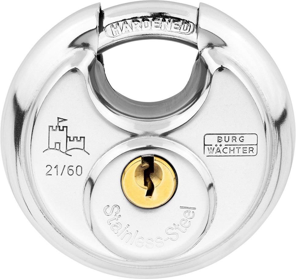 Imagen de CANDADO REDONDO CIRCLE21,60 ACERO INOXIDABLE