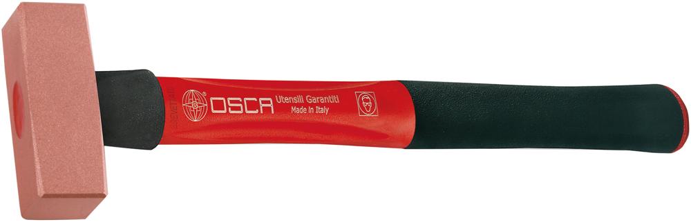 Imagen de MARTILLO DE COBRE 500G CON MANGO DE 3 COMP. DIN 5130 OSCA