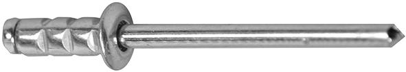 Imagen de REMACHE CIEGO POLIVALENTEACERO/ACERO, CABEZA BOMBEADA 4,0X10MM GOEBEL