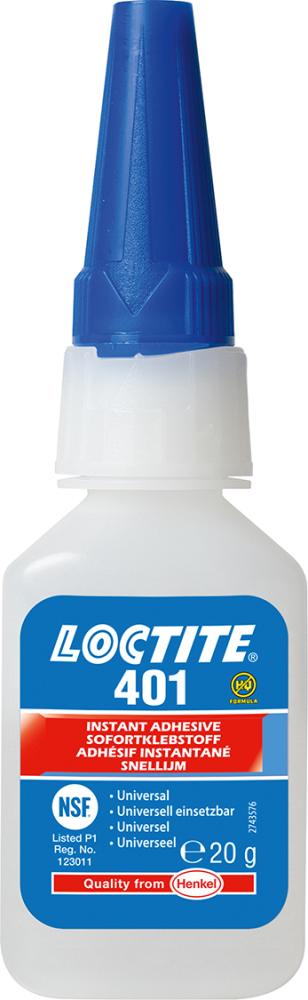 Imagen del producto Pegamento instantáneo LOCTITE 401 bote 20g Henkel