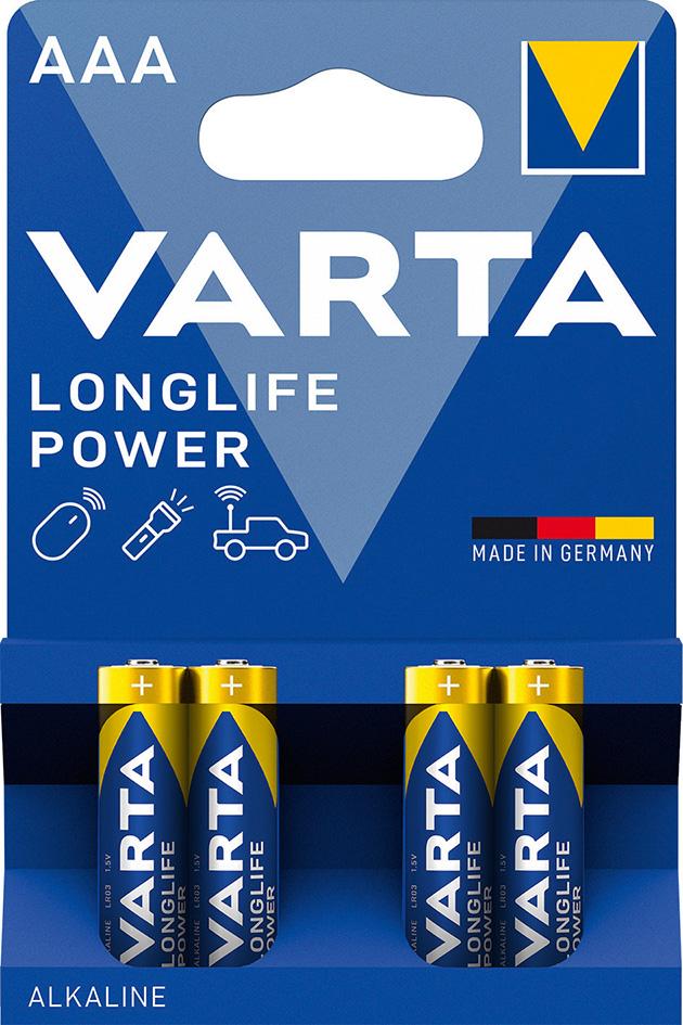 Imagen de PILA VARTA HIGH ENERGY MICRO BLÍSTER AAA PAQUETEDE 4 UNIDADES