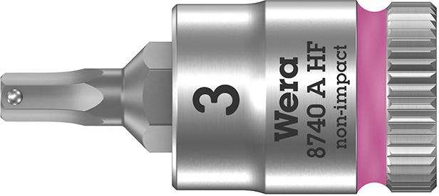 Imagen de PUNTA PARA DESTORNILLADOR1/4" HEMBRA HEX CON FUNCIÓN RETENCIÓN 3X28MM WERA