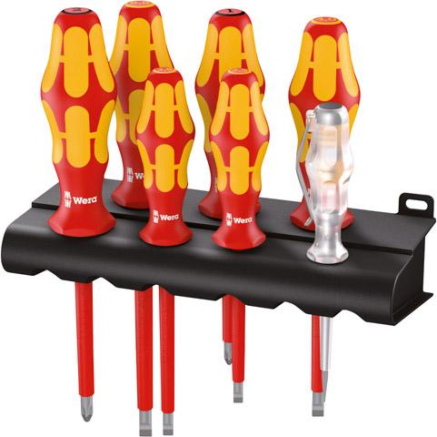 Imagen del producto Jgo destornilladores VDE S/PZ Kraftform 7 unidadesWera