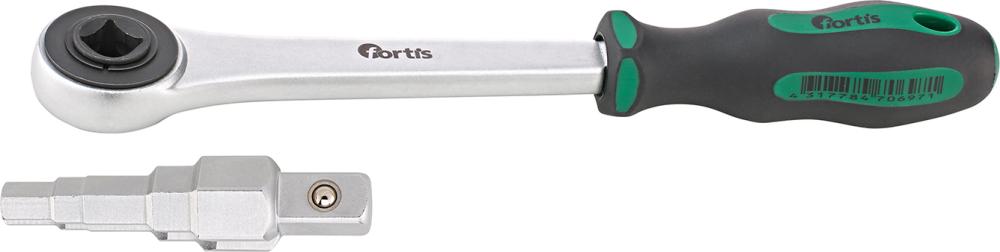 Imagen del producto Juego de llaves escalonada 2pza. incl. carraca 1/2" FORTIS