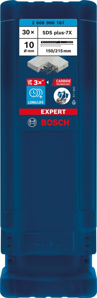 Imagen del producto Broca percut. SDS-plus 7x10x150x215mm 30St EXPERT Bosch