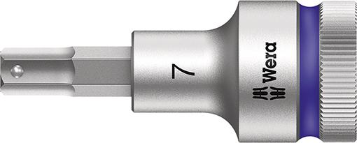 Imagen de PUNTA PARA DESTORNILLADOR1/2" HEMBRA HEX CON FUNCIÓN RETENCIÓN 7X60MM WERA