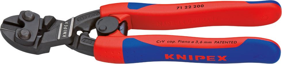 Imagen de CORTAPERNOS MINI 20º CON MANGO VARIOS COMPONENTES 200MM KNIPEX