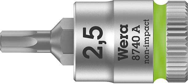 Imagen de PUNTA PARA DESTORNILLADOR1/4" HEMBRA HEX 2,5X28MM WERA