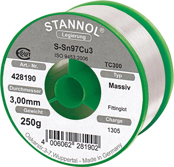 Imagen del producto Alambre para soldadura deempalme 97 Nr. 428190 Stannol