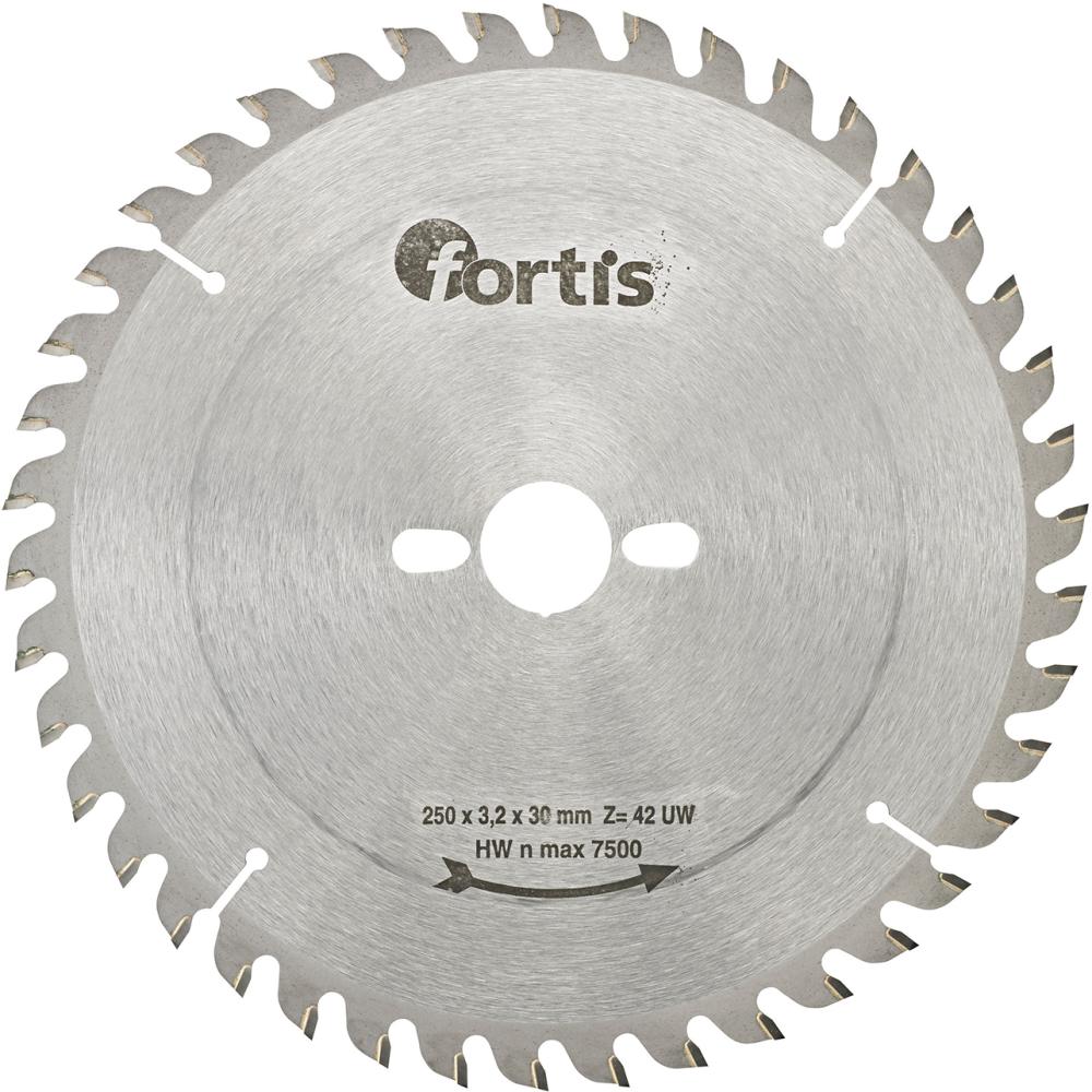 Imagen del producto Hoja sier circ MD 250x3,2x30mm Z42UW Fortis