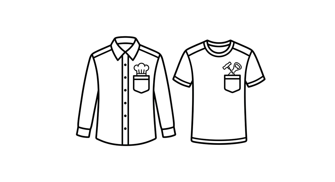 Productos de CAMISAS Y CAMISETAS PARA HOSTELERIA
