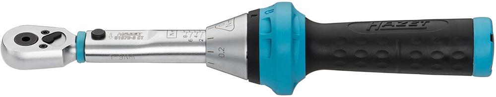 Imagen de LLAVE DINAMOMÉTRICA 5107 B-3CT 1-9NM 1/4" PORTAPUNTAS HAZET