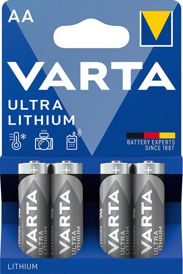 Imagen del producto Batería Professional AA de litio blíster de 4 ud.VARTA