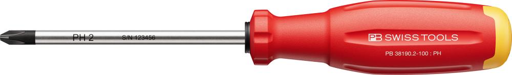 Imagen de DESTORNILLADOR PH2X100MM SWISSGRIP EVO PB SWISS