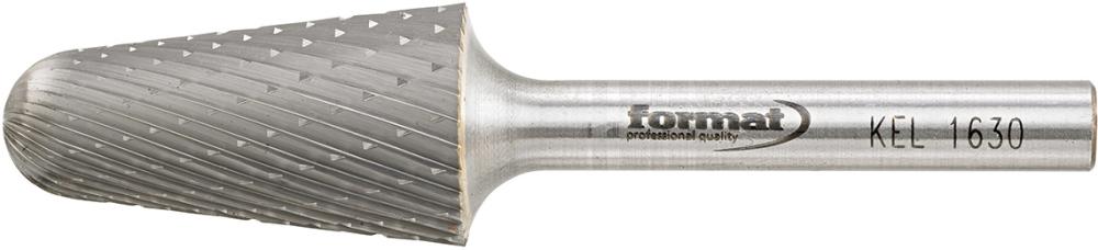 Imagen del producto Fresa c/ mango MD forma cono redondo 1630 C 6mm 16x30mm FORMAT