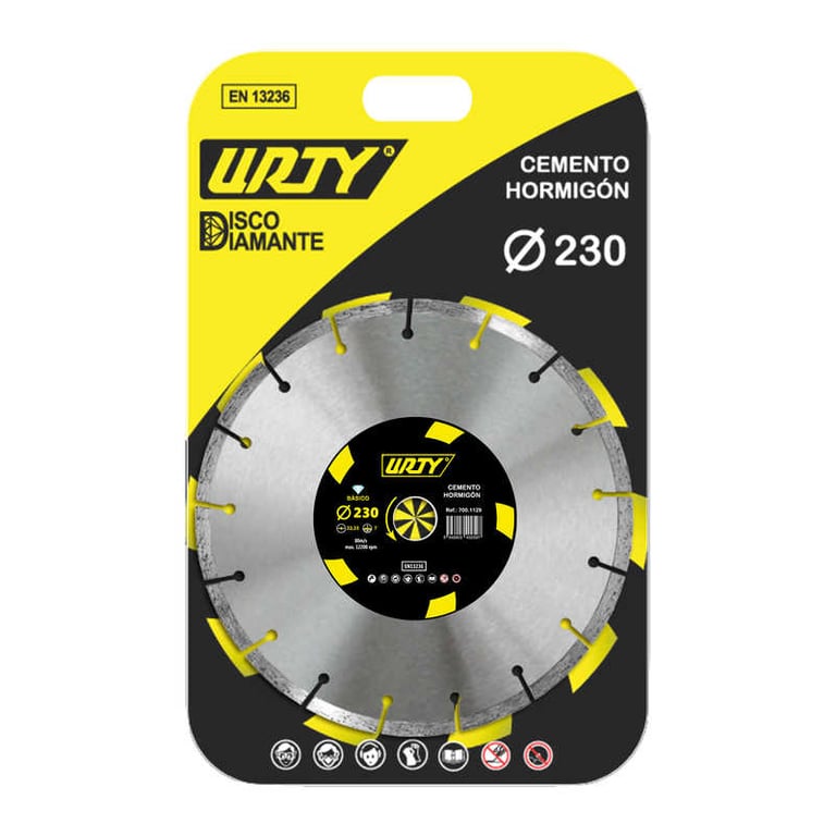 Imagen del producto Disco diamante universal básico 230X7MM URTY