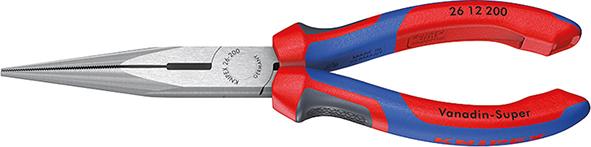 Imagen de ALICATES DE BOCA SEMIRREDONDA PULIDO RECTOCON MANGO VARIOS COMPONENTES 200MM KNIPEX