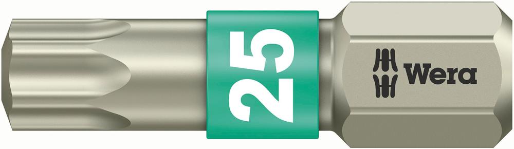 Imagen de PUNTA INOXIDABLE 1/4" DIN3126C6,3 T25X25MM WERA
