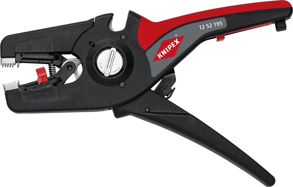 Imagen de ALICATES PELACABLES AUTO.PRECISTRIP 16 12 52 195 KNIPEX