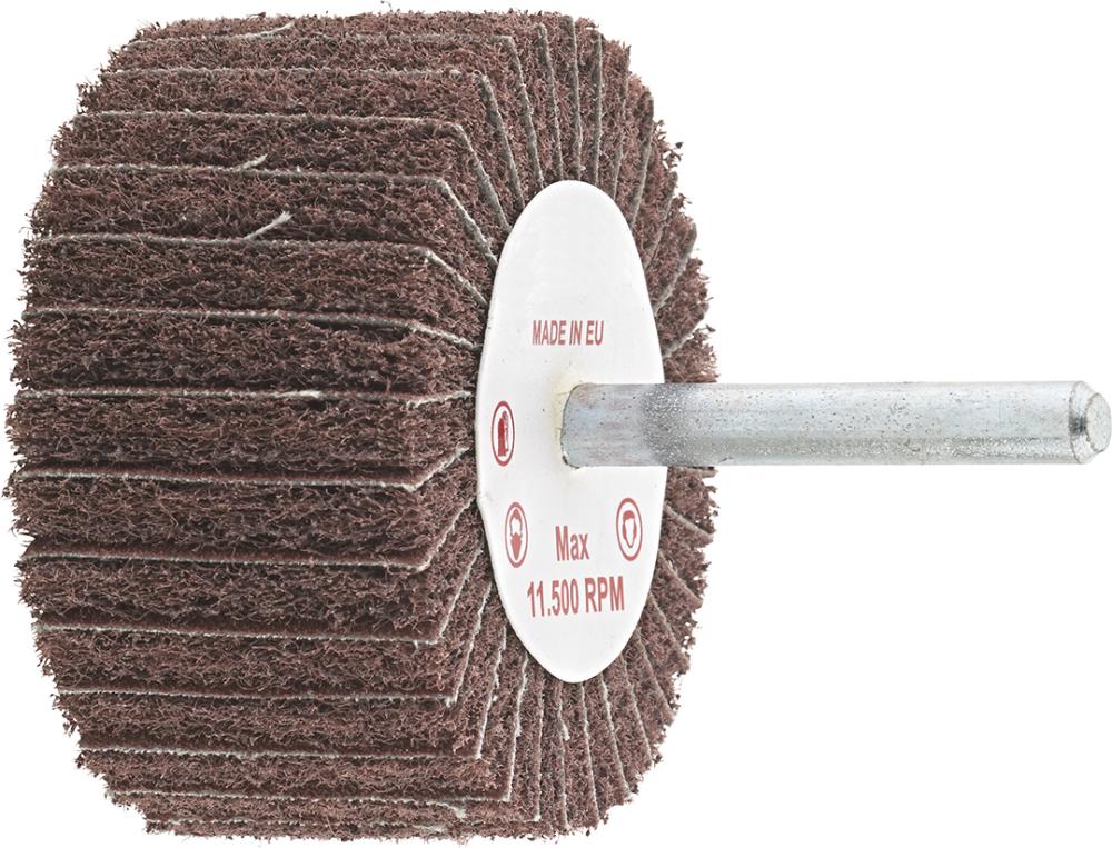 Imagen del producto Abanico lijador de vellón vastago 6 mm 100 x 50  satinador en Inox FORMAT