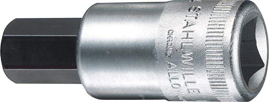 Imagen de VASO DESTORNILLADOR 1/2" 4×60MM STAHLWILLE HEXÁGONO INTERIOR