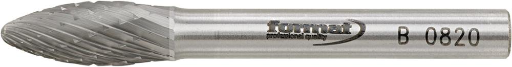 Imagen del producto Fresa con mango MD forma llama B 0820 C 6mm 8x20mmFORMAT