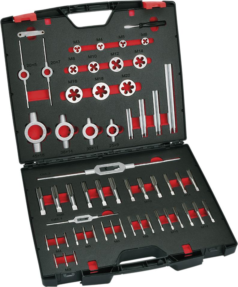 Imagen de JGO MACHOS ROSCAR MANUAL DIN352 HSS M3-20 FORMAT