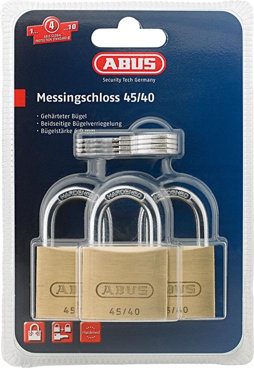 Imagen de CANDADO DE LATÓN TRIPLES SB ABUS