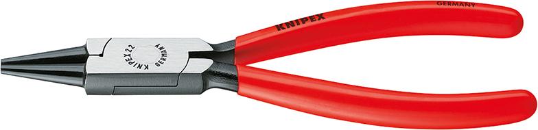 Imagen de ALICATE DE BOCA REDONDA 140MM KNIPEX 22 01| CABEZA PULIDA Y MANGOS PLASTIFICADOS