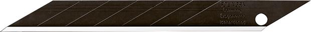 Imagen de HOJA SECCIONABLE NEGRA 9MM PAQUETE DE 10 UNIDADES 30 GRADOS LUTZ BLADES