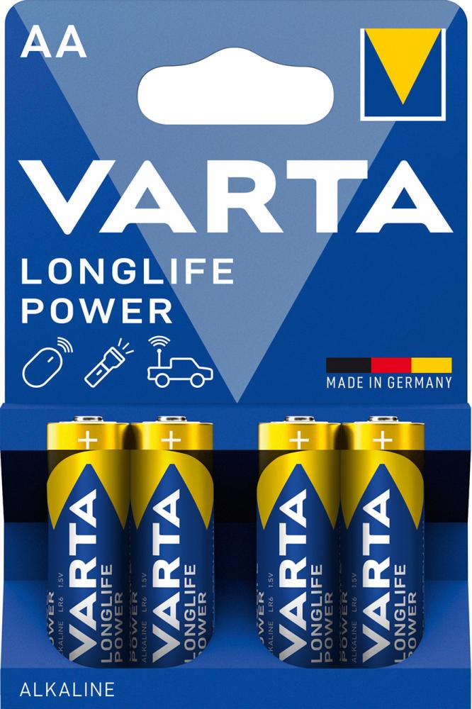 Imagen de PILA VARTA HIGH ENERGY MIGNON BLÍSTER AA PAQUETEDE 4 UNIDADES