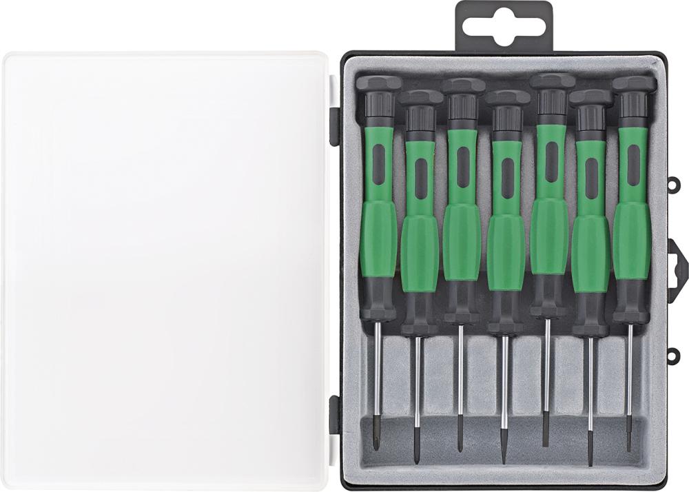 Imagen de JUEGO DESTORNILLADORES ELECTRICISTA 7PZS. PL. PHFORTIS