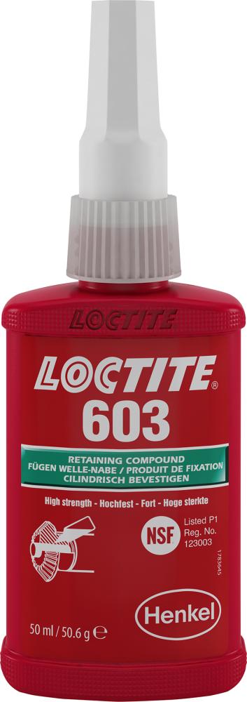 Imagen del producto Adhesivo casquillos/ cojinetes LOCTITE 603 50ml Henkel