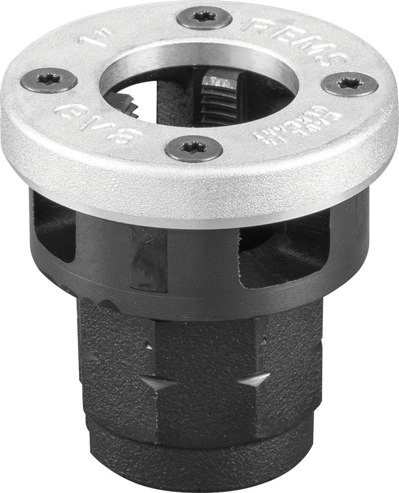 Imagen del producto Cabezal de corte de cambio rápido R 1 Rems rosca de tubo R cón. dchaISO 7-1, EN 10226 Rems