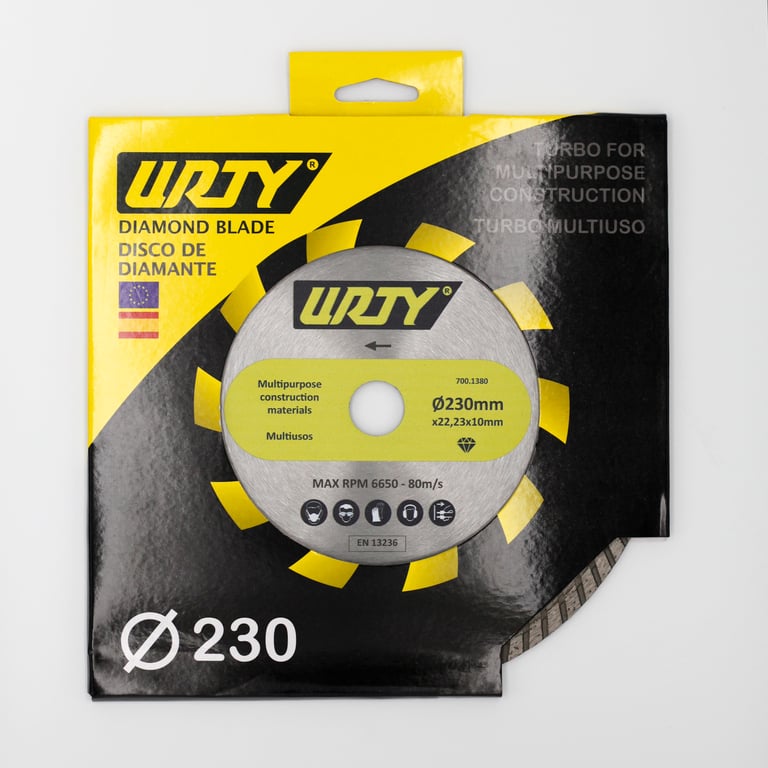 Imagen del producto DISCO DIAMANTE TURBO MULTI-CONSTRUCCION 230 X 10 MM