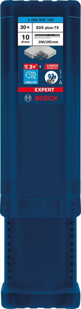Imagen del producto Broca percut. SDS-plus 7x10x200x265mm 30St EXPERT Bosch