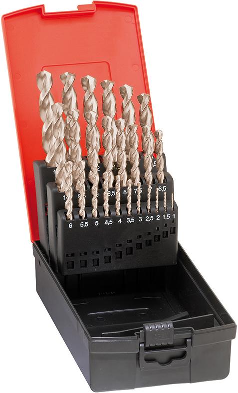 Imagen del producto Jgo broca espiral DIN338 HSSE rectificada tipo N 1-5,9mm FORMAT
