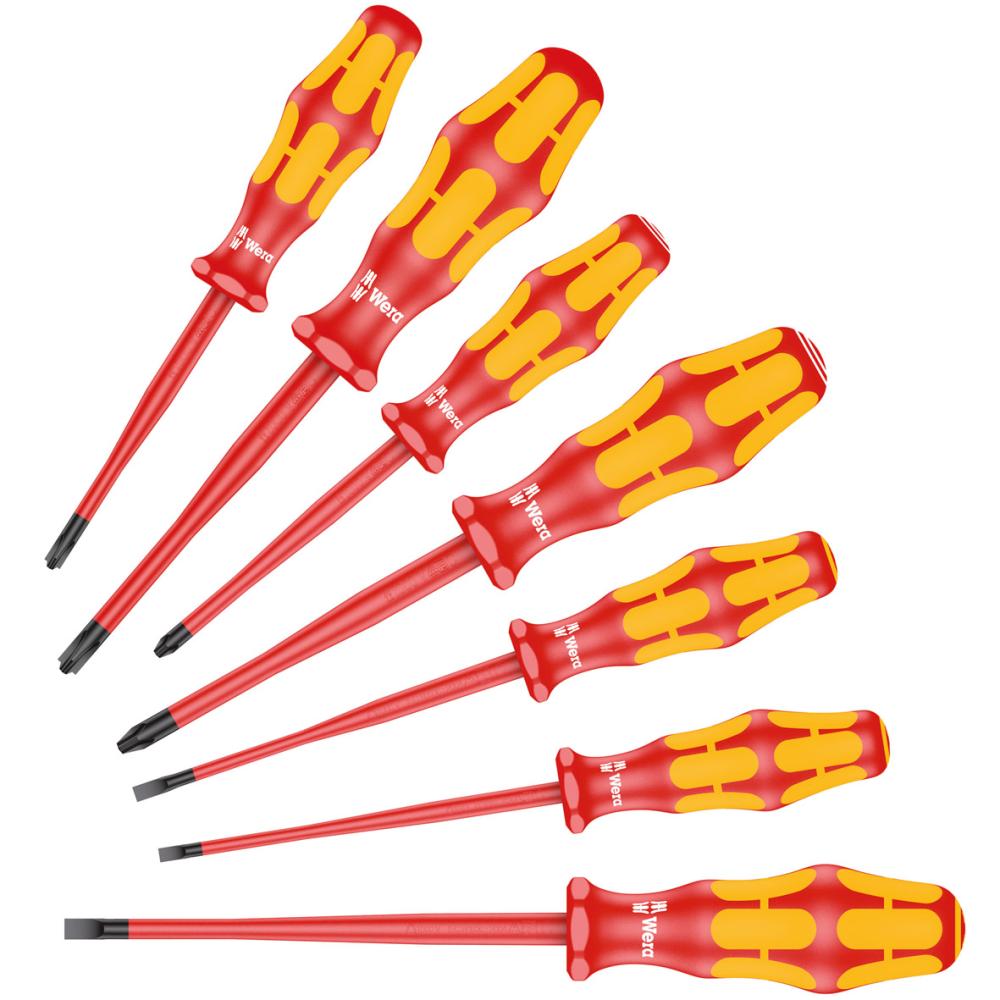 Imagen del producto Jgo destornilladores VDE Slim Slim 7 pzas Wera