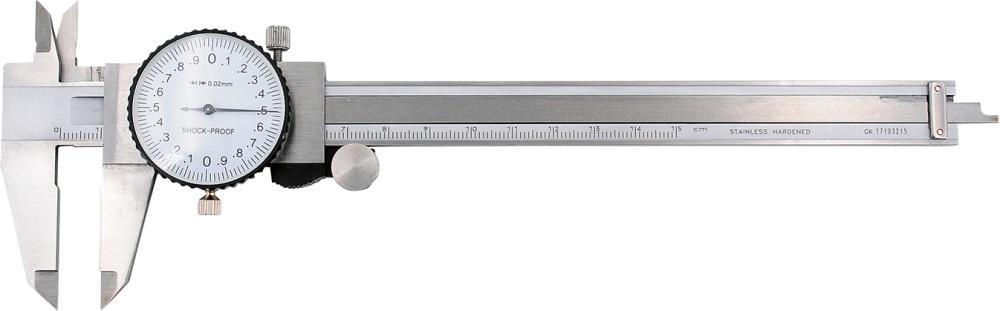 Imagen de PIE DE REY C/ RELOJ COMPARADOR 150MM 1/50 FORMAT
