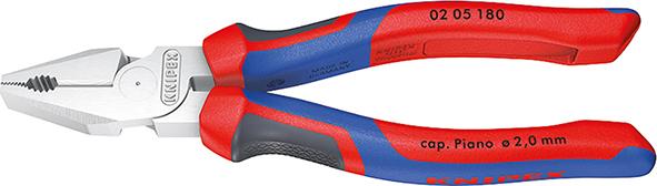 Imagen de KNIPEX ALICATES UNIVERSALES DE FUERZA CROMADOS CON MANGO DE VARIOS COMPONENTES