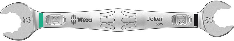 Imagen de LLAVE DE DOS BOCAS FIJAS JOKER LLAVE DE DOS BOCAS FIJAS JOKER 12X13MM WERA