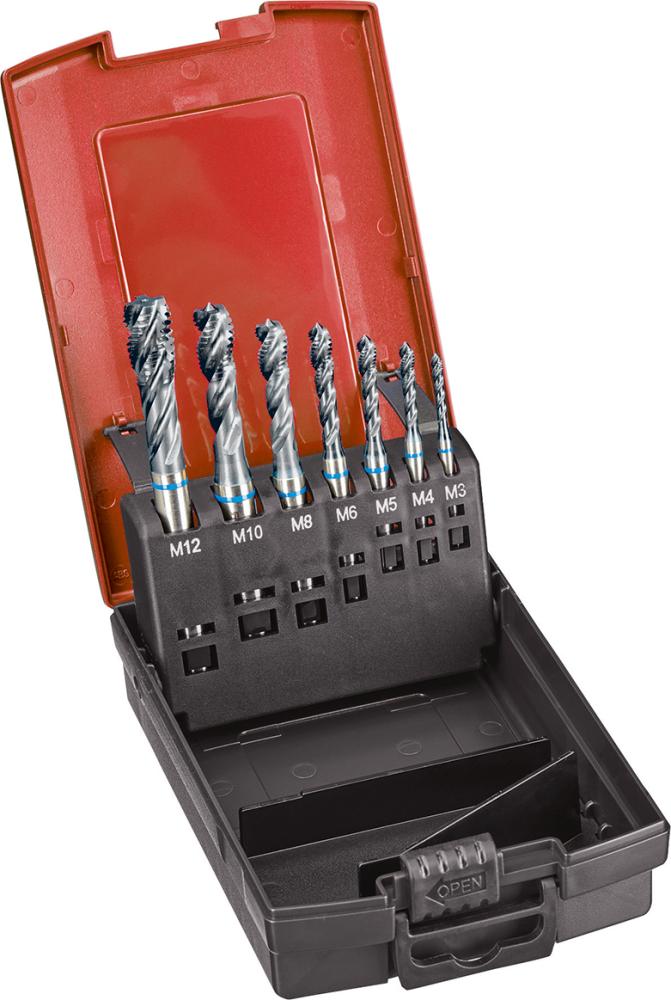 Imagen de MACHOS ROSCAR A MÁQUINA, DIN376 HSSE TIALN INOX 6HX M3-M12 FORMAT GT