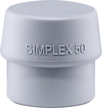 Imagen de MARTILLO SUPERFICIE BLANDA SIMPLEX TPE-MID 50MM SIN ABRASIÓN DUREZA MEDIA HALDER