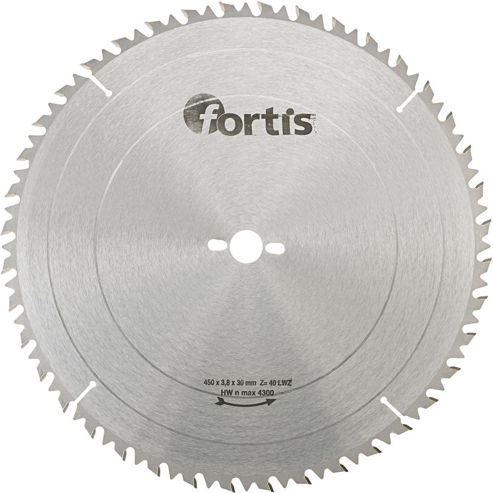 Imagen del producto Hoja sier circ MD 450x3,8x30mm Z40LWZ Fortis