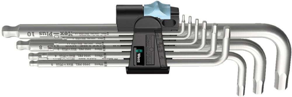 Imagen del producto Jgo llaves Allen inox 9 pzas Wera